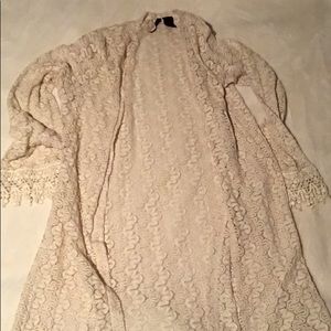 laced cardigan M/L